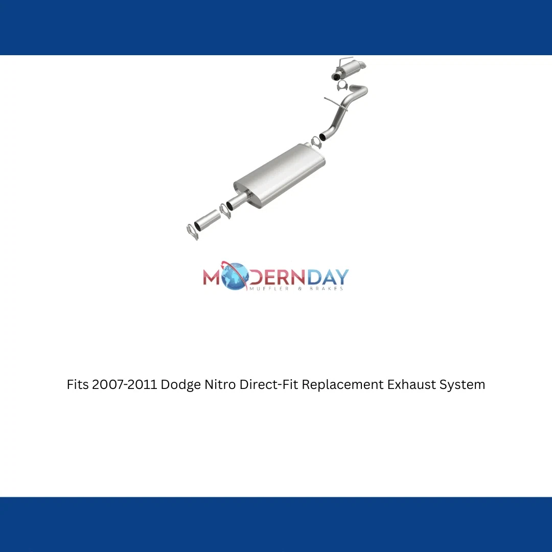 Fits 2007-2011 Dodge Nitro Direct-Fit Replacement Exhaust System 106-0047